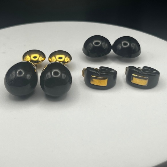 Retro '80s/'90s Statement Earrings – Lot of 3 - Picture 2 of 7